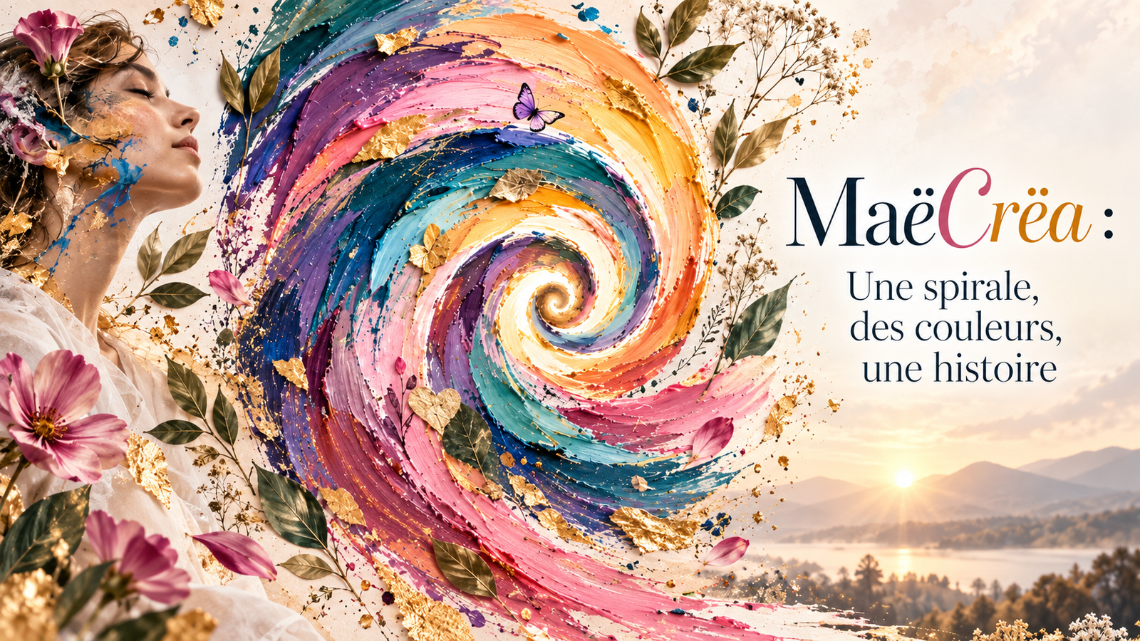 MaëCrëa : Une spirale, des couleurs, une histoire
